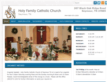 Tablet Screenshot of holyfamilyseymour.org